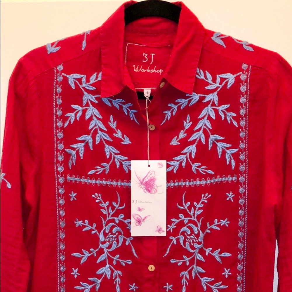 NWT!!  ❤️ Johnny Was Acacia Blouse Shirt Top ❤️